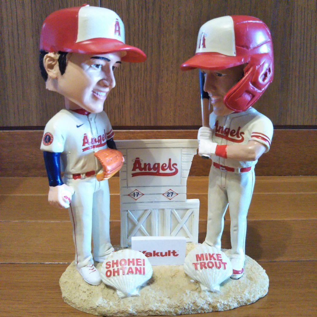 B*ー様 大谷翔平/マイク・トラウト ダブルボブルヘッド球場配布非売品