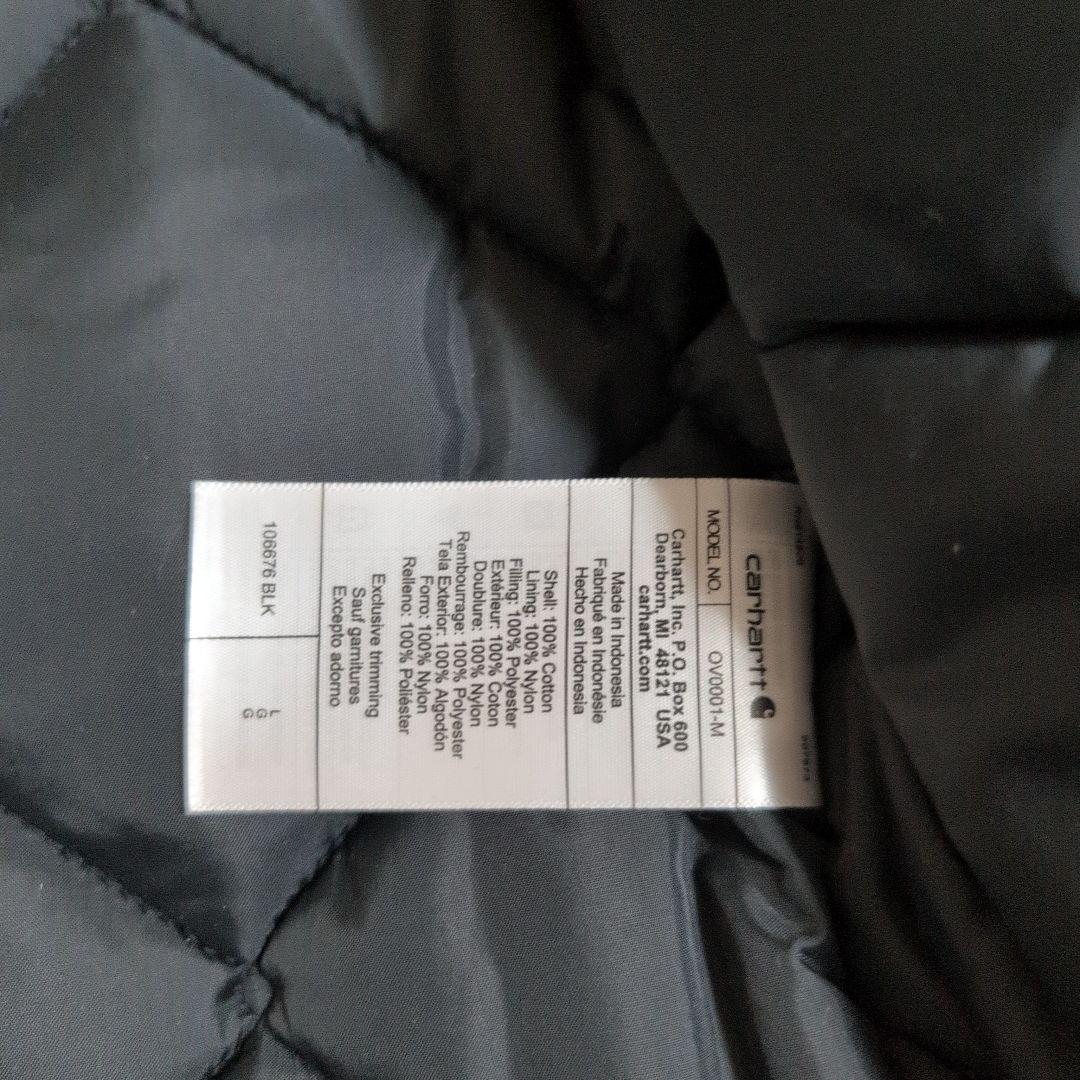 Carhartt CALIFOLKS ブラックベスト L