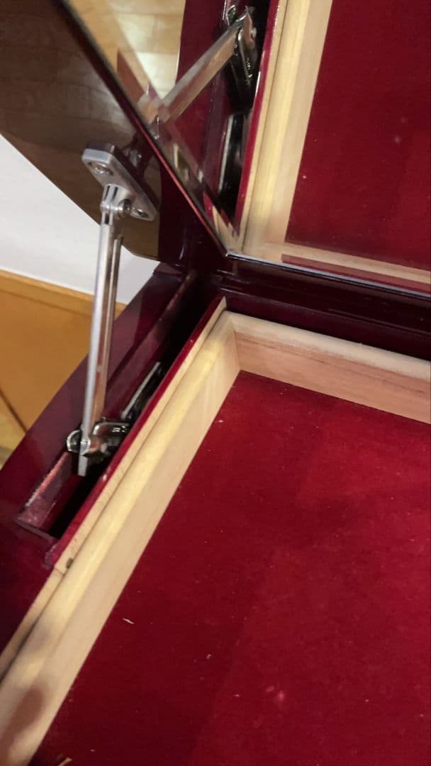 ジュエリーボックス チェスト ワインレッド 三越