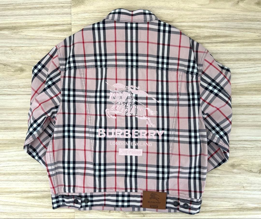 Supreme×BURBERRY LONDONENGLANDトラッカージャケット