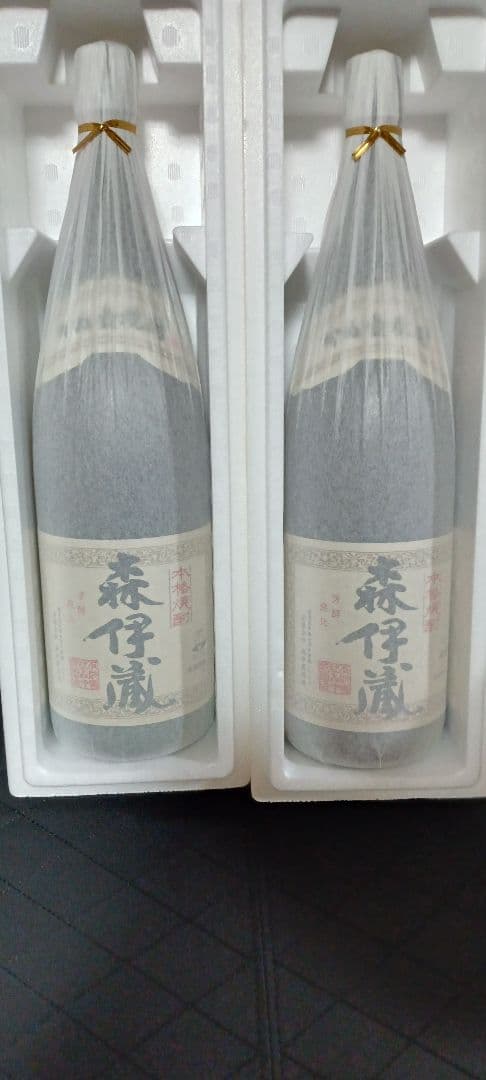 R6,10月16日届き森伊蔵1800ml2本セット