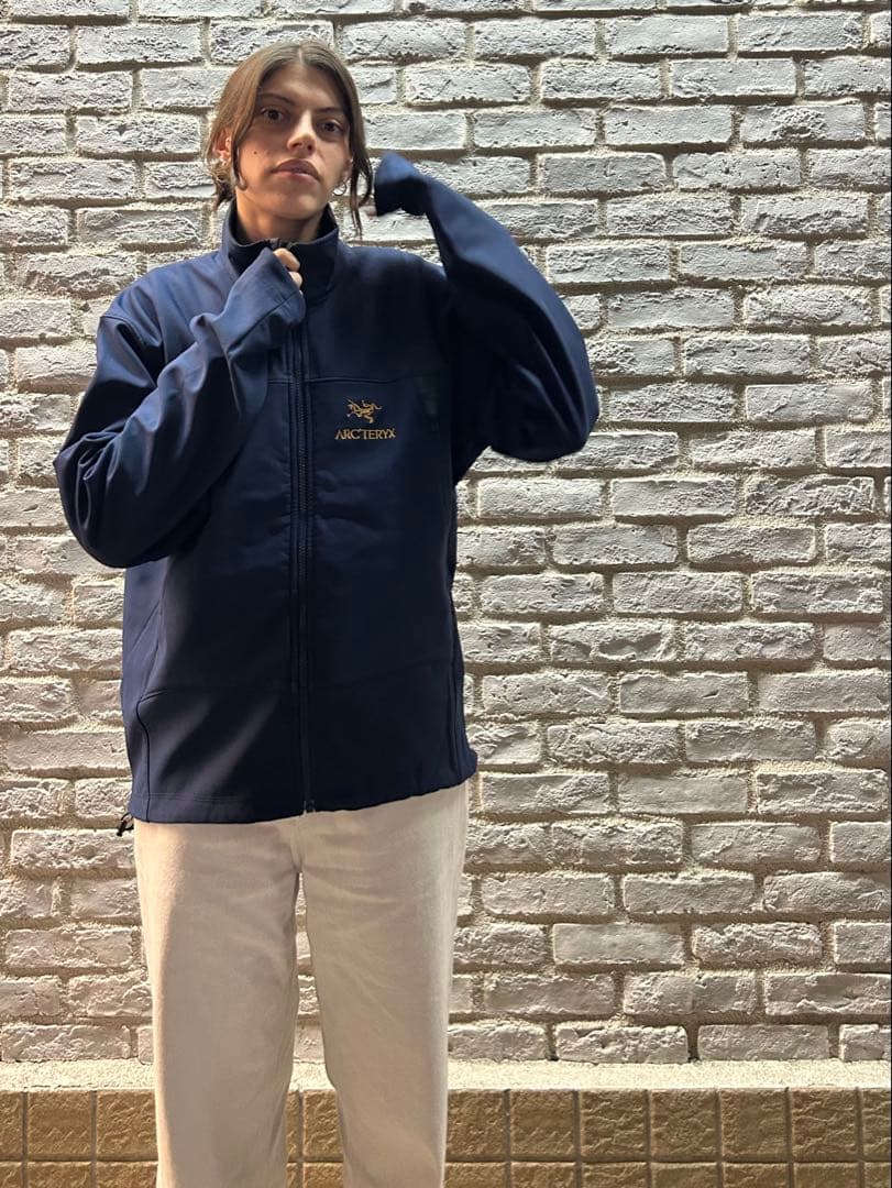 スペシャルArc'teryx 金刺繍Navy Gamma SV Jacket 紺 - メルカリ