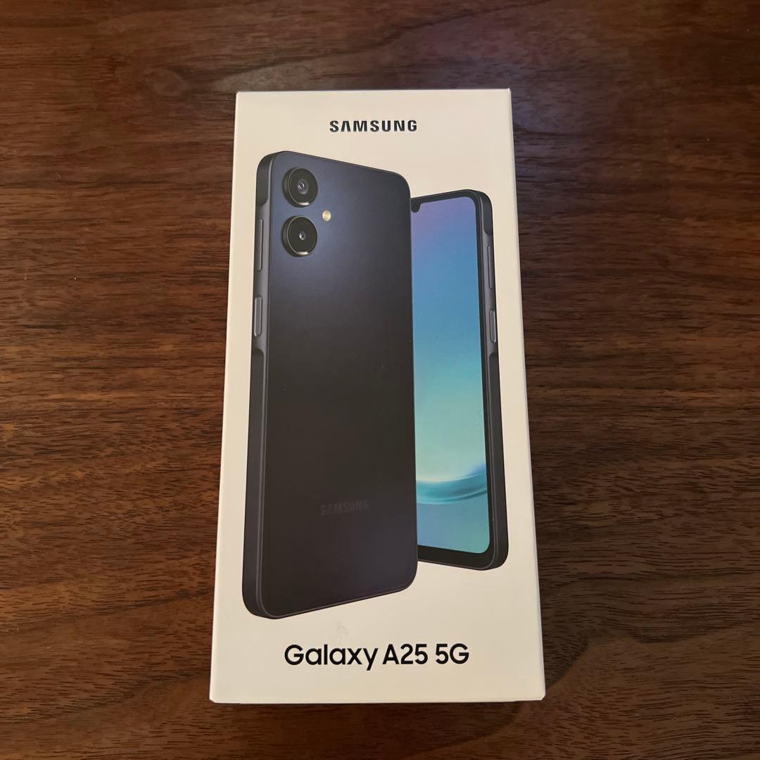 Samsung Galaxy A25 5G 本体 ブラック simフリ