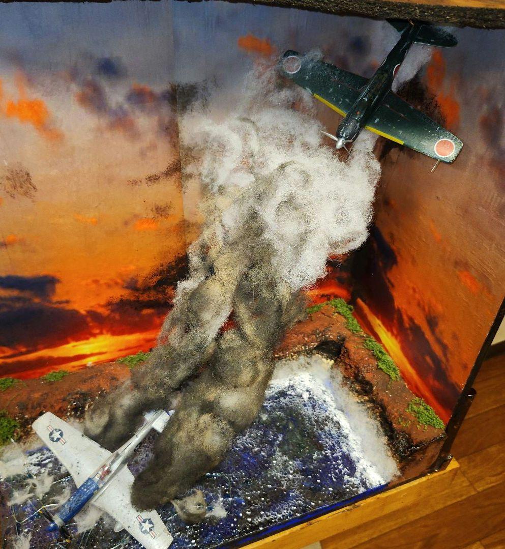1/72 零戦 玉砕 ジオラマ 靖国