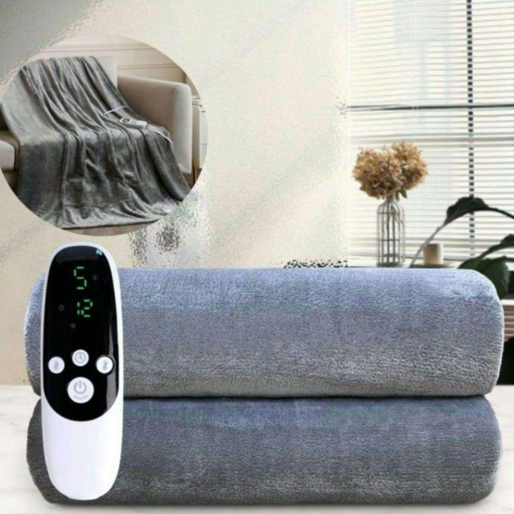 お得❣️電気毛布 電気ひざ掛け 188x130cm フランネル素材 洗える