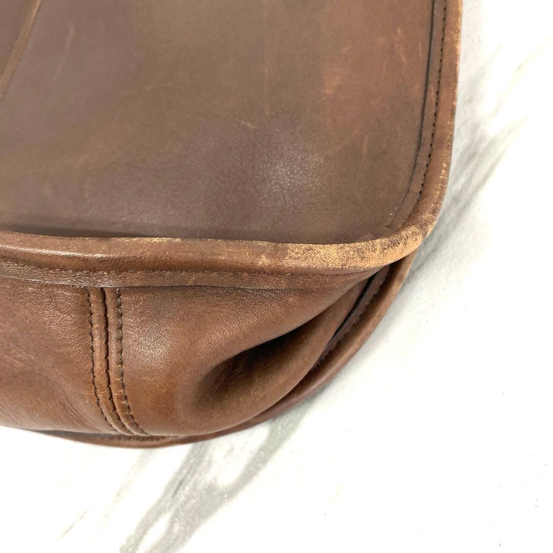 #オールドコーチ　ハンドバッグ　ブラウン　OLD COACH ワンショルダー