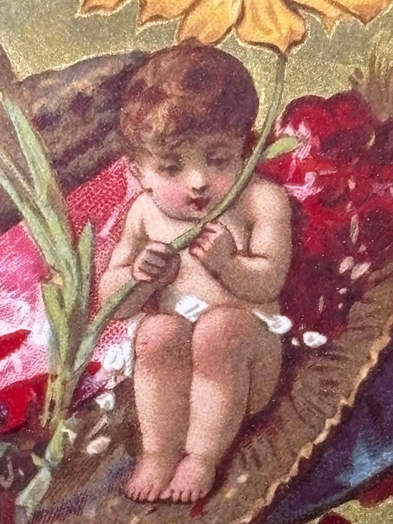 フランスアンティーク　クロモカードCHOCOLAT MASSON 4枚セット