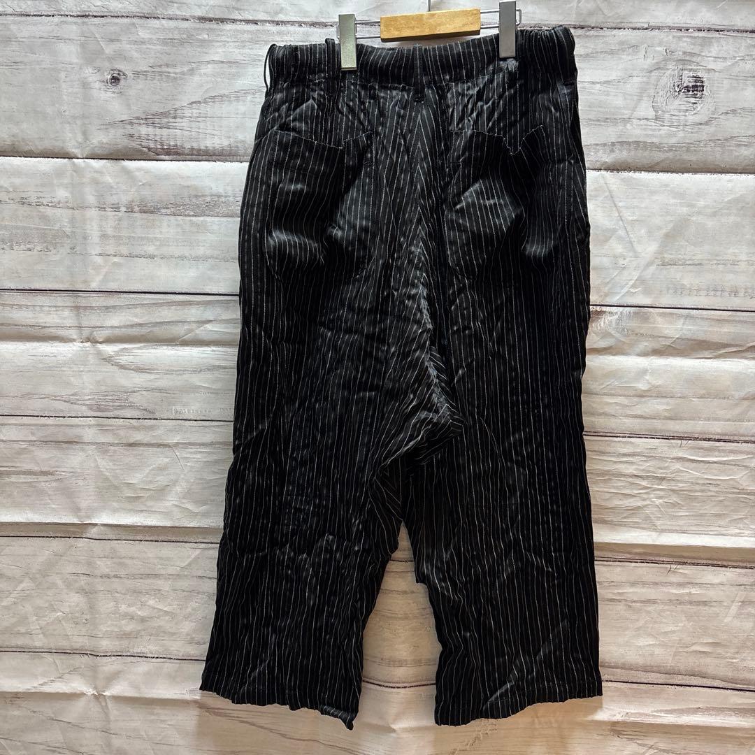 2020ブラックコムデギャルソン 模様柄セットアップシワ加工