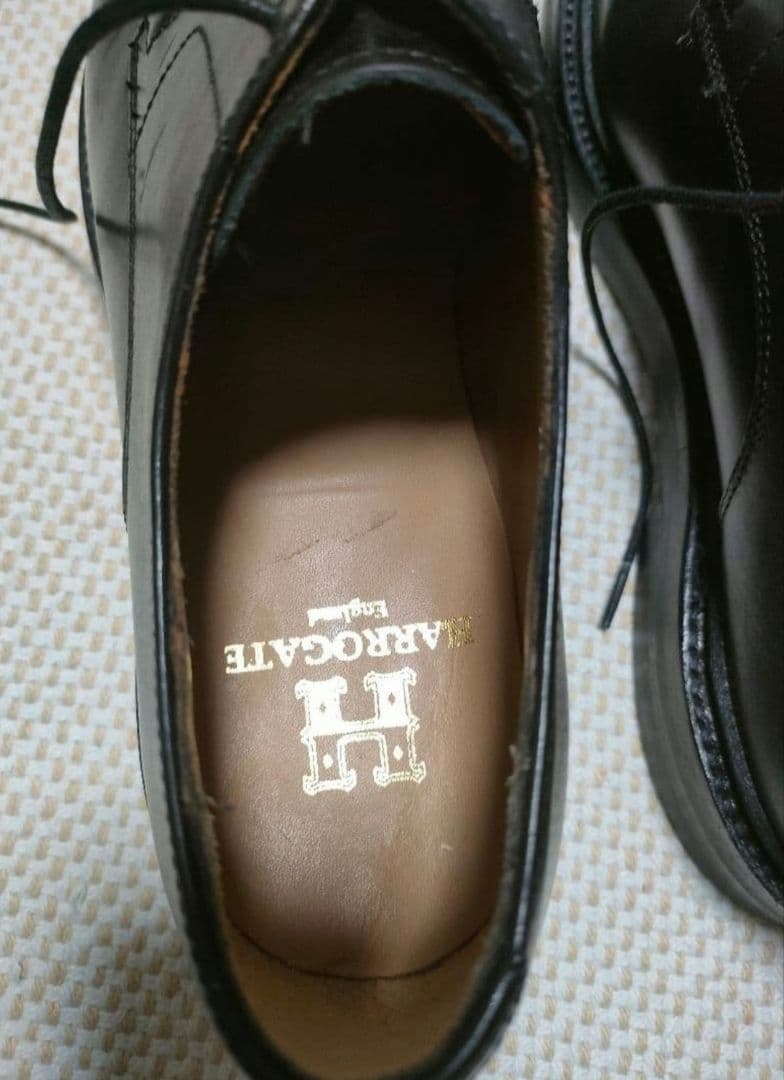 美品　HARROGATE ハロゲイト 黒　UK6 のみ