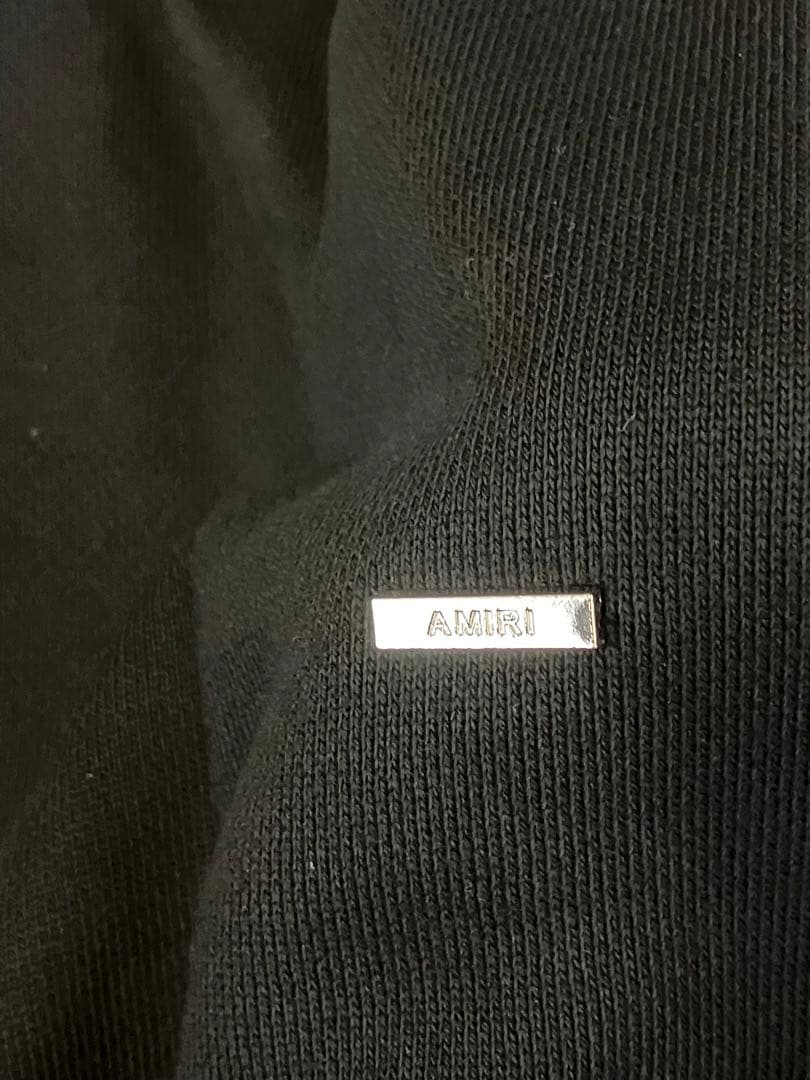 AMIRIアミリ MA コアロゴ フーディパーカー 黒 サイズXL 新品