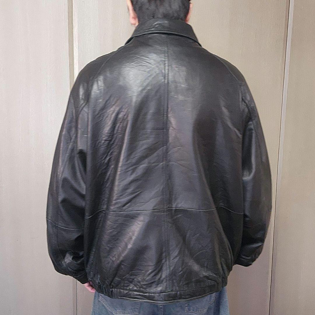 レザージャケット XXL オーバーサイズ claiborne