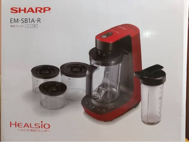 SHARP 真空ブレンダー EM-SB1A-R レッド 低 価格