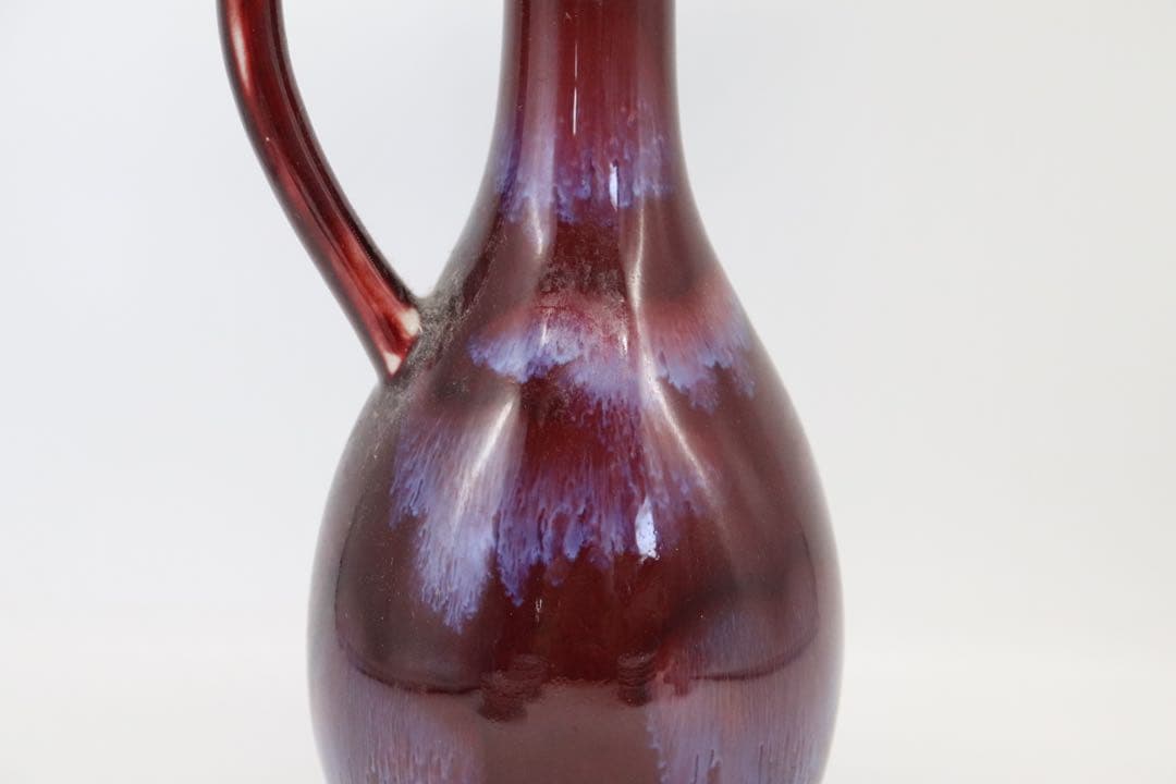 中国　窯変紅釉　水注　送料込み1020