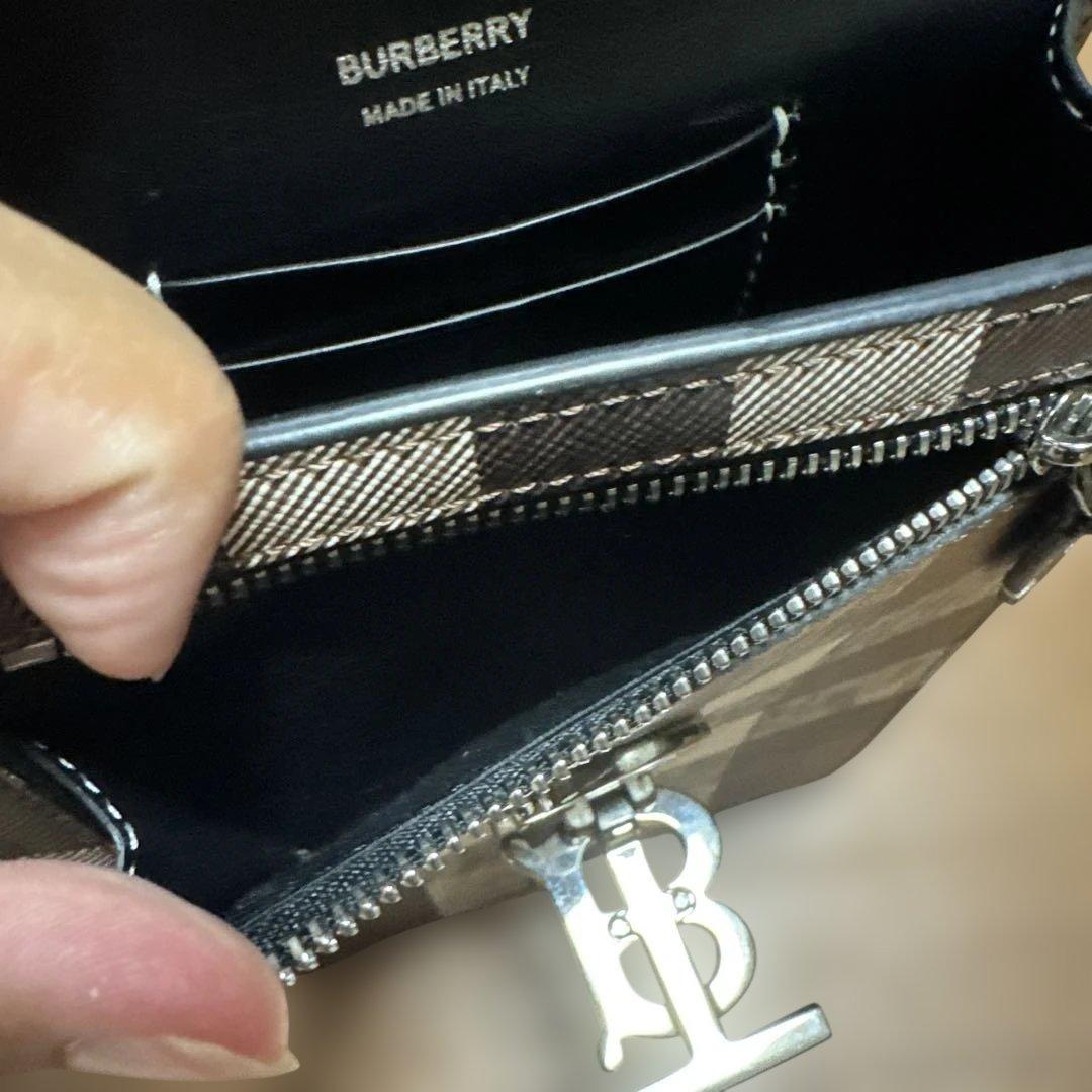 s*i様 Burberry チェック柄 ショルダーバッグ　TB