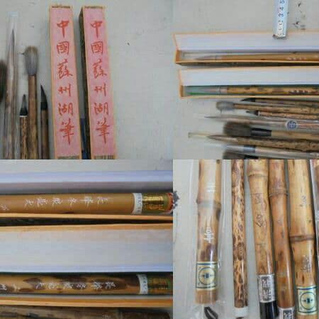 AKa5493 中国 斑竹 筆 大量セット