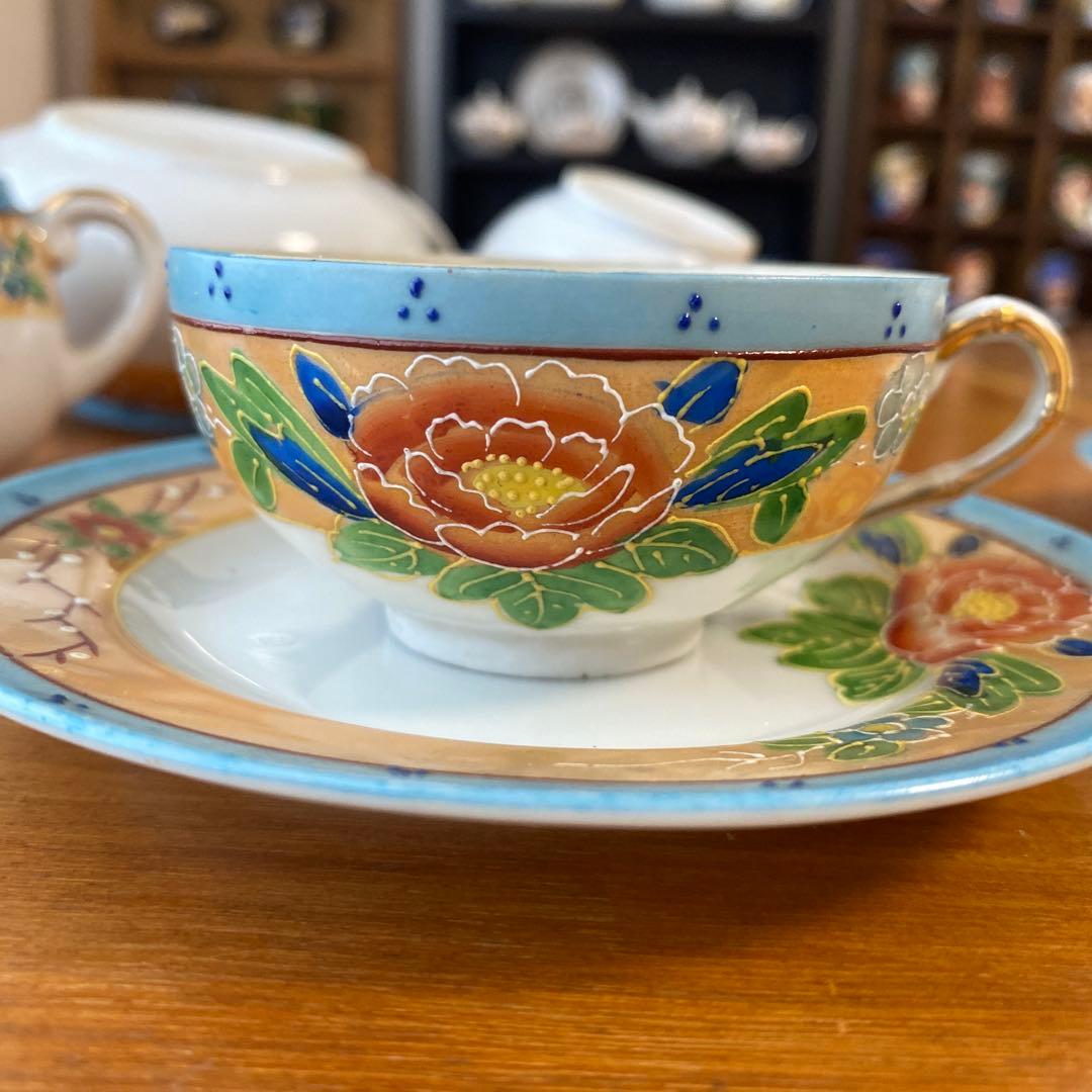 オールドジャパン 英国里帰り ラスター彩 盛り上げ チルドレンズ