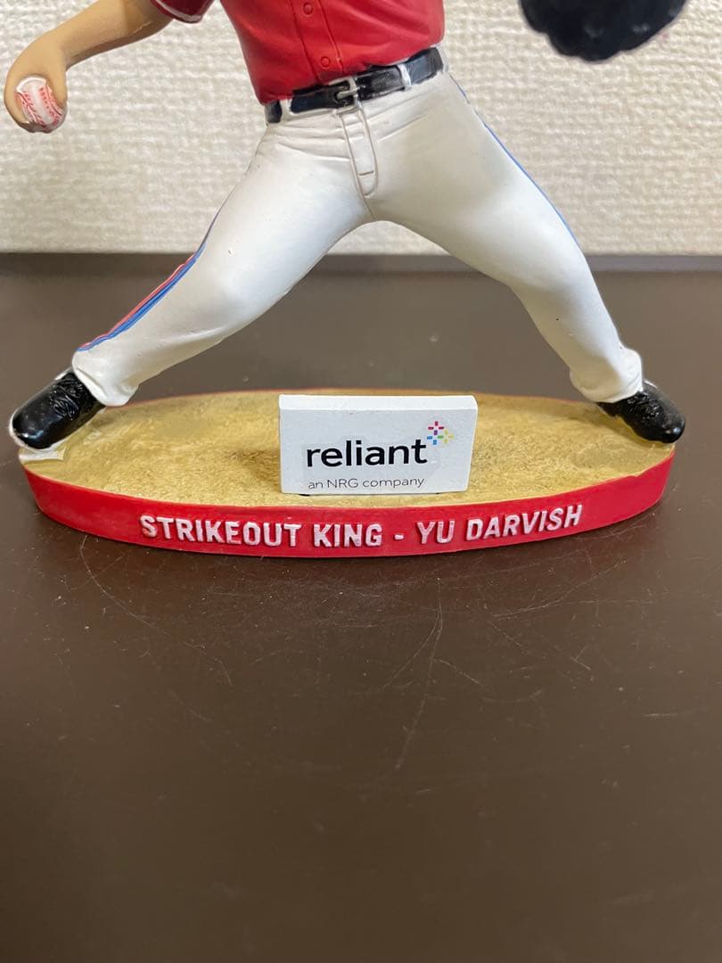 ダルビッシュ レンジャース 2014 奪三振王達成記念球場配布ボブルヘッド