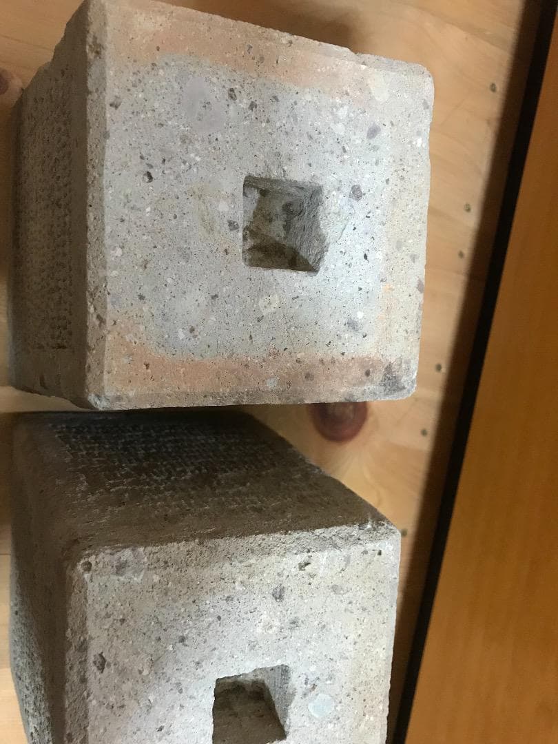 笏谷石 ブロック（2個セット）