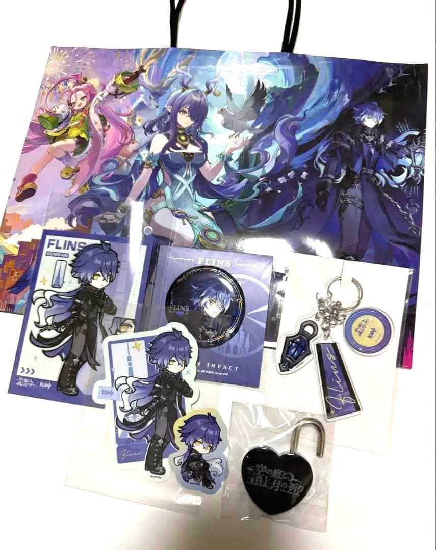 原神 フリンズ 空の庭と月の祈り 特典ステッカー 10枚 原神