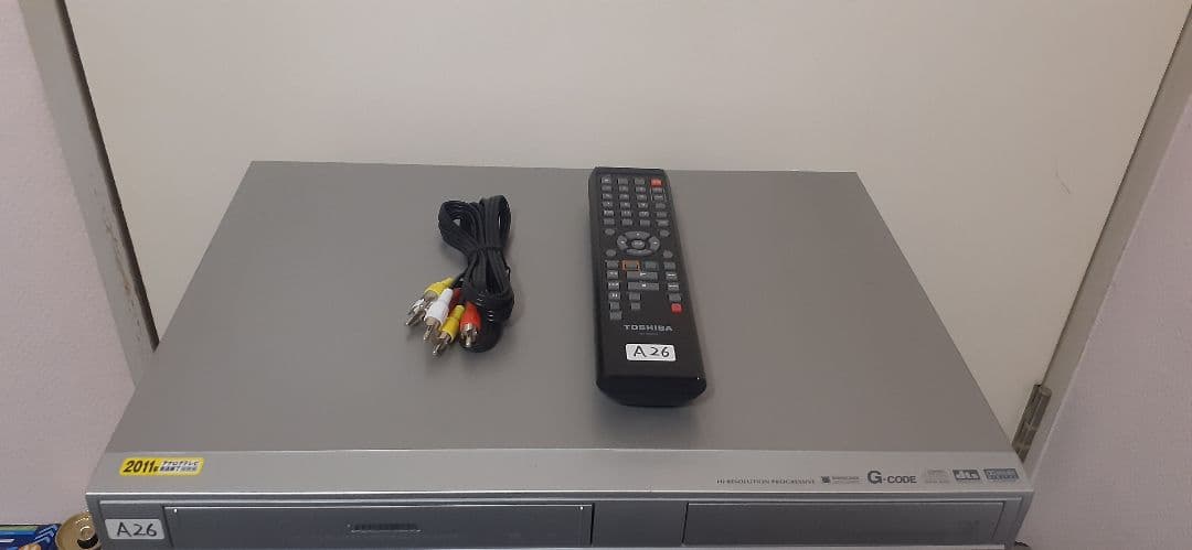 A26 東芝 D-VR5ビデオ一体型DVDレコーダーVHS～DVDにダビングに。