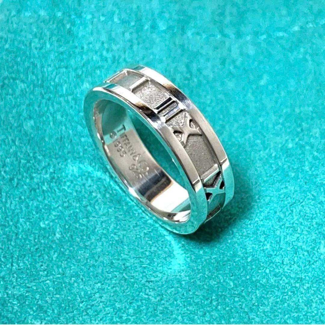 極美品】ティファニー アトラスリング 17号 シルバー925メンズ/レディース