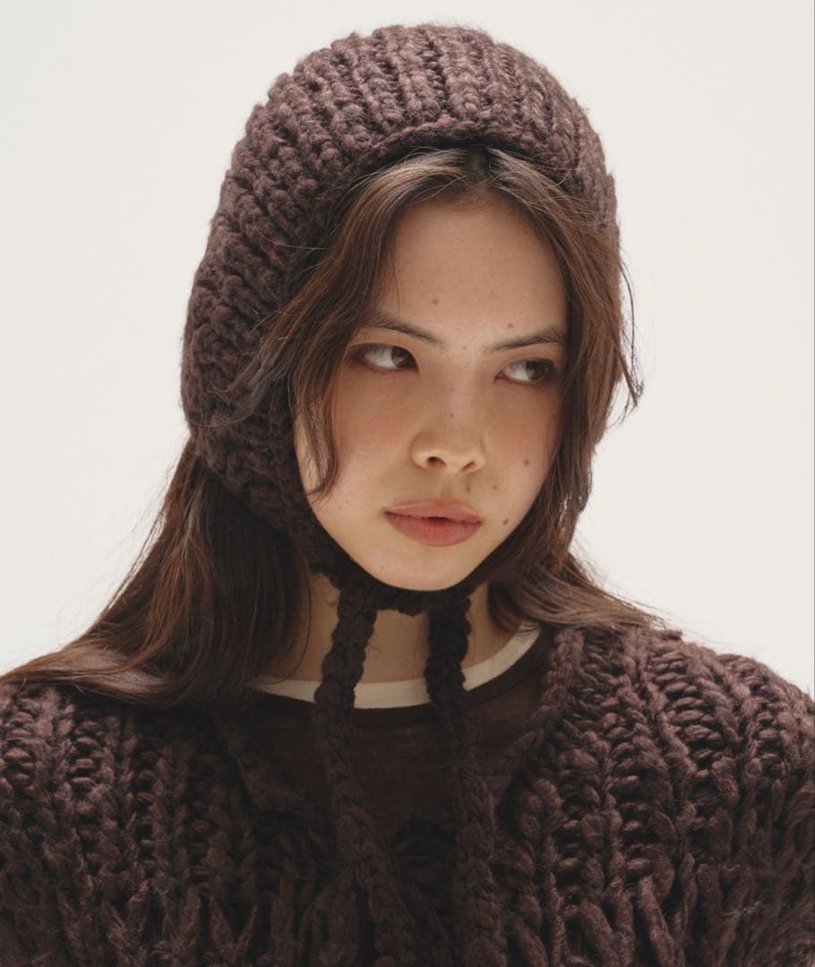 最終値下げ TODAYFUL Mix Knit Scarf ブラウン - メルカリ