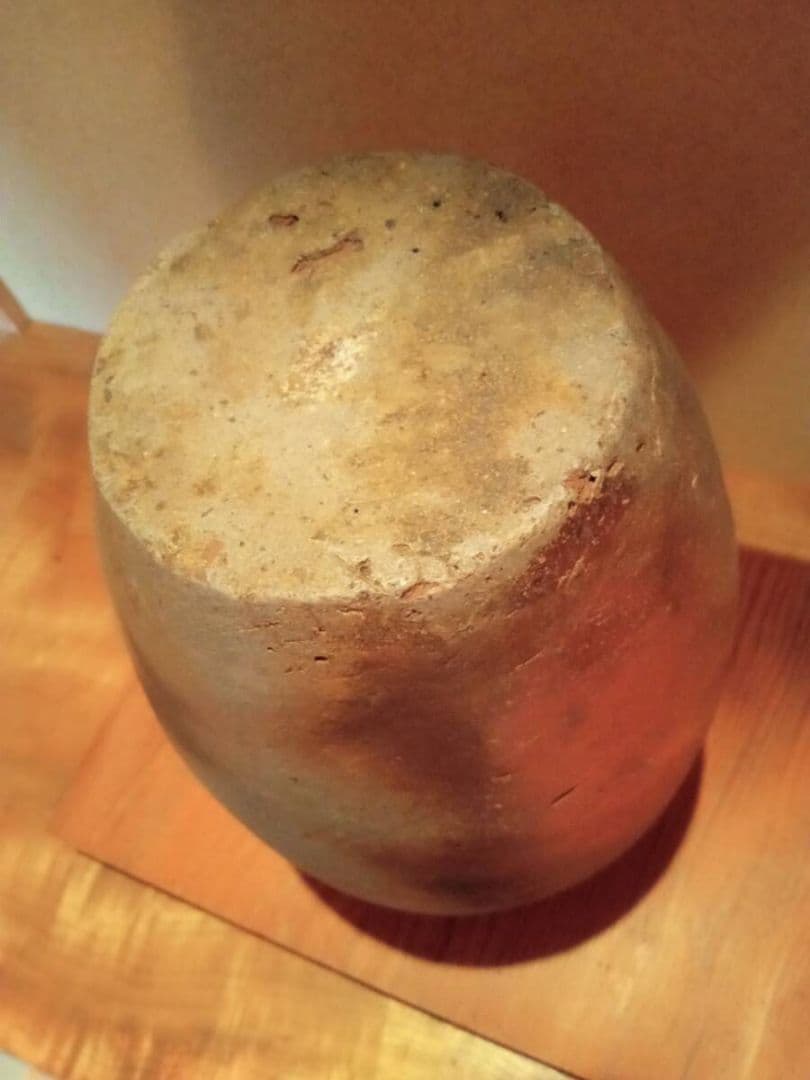 真作 桃山期名品】「古備前三耳種壷」 桃山時代 鑑定委員会