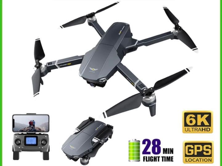 ドローン 6K 高画質カメラ 3方向カメラ対応