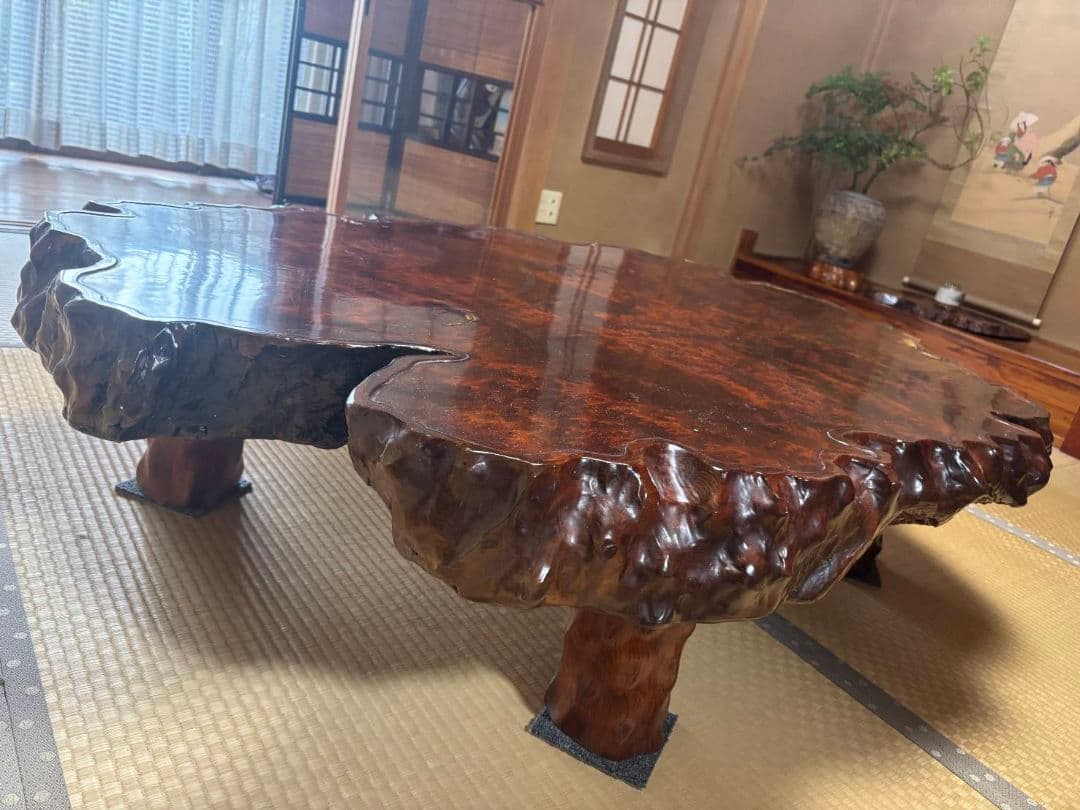 青☆司さま専用 屋久杉油瘤テーブル