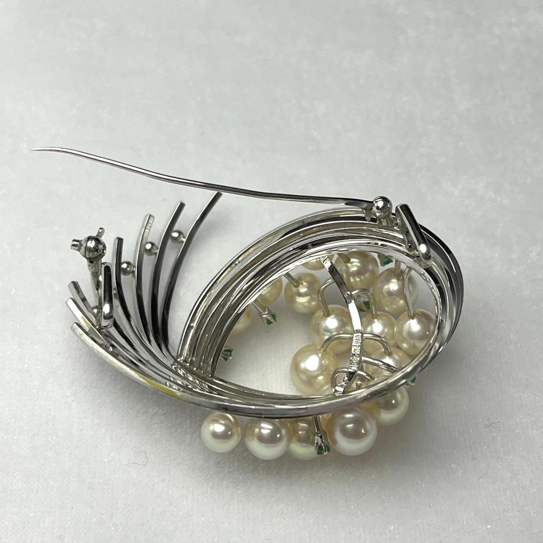 TASAKI アコヤ真珠 パール ブローチ 6.0-7.0mm WGK14 TASAKI アコヤ