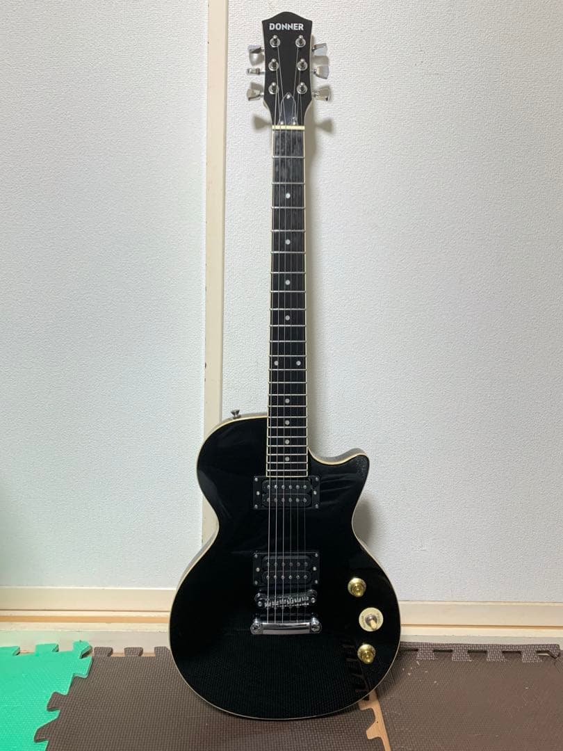 Donner エレキギター レスポール タイプ DL-124 黒 美品 2 - メルカリ