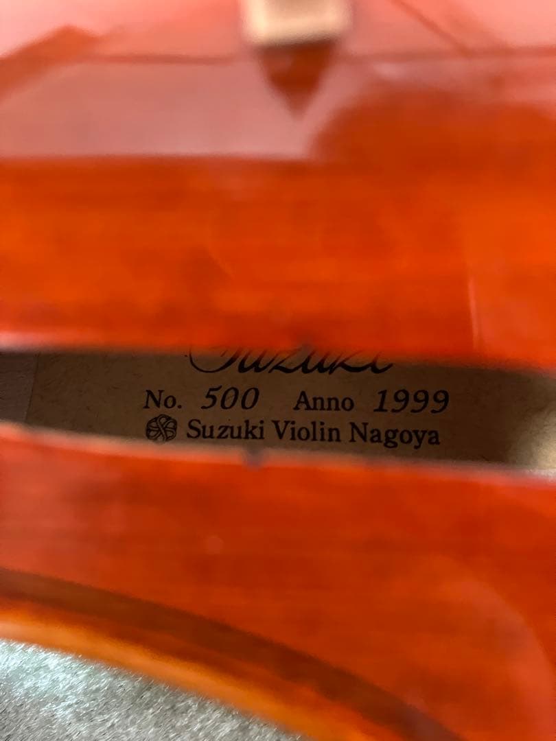 【美品】SUZUKI バイオリン No.500 Anno 1999 4/4