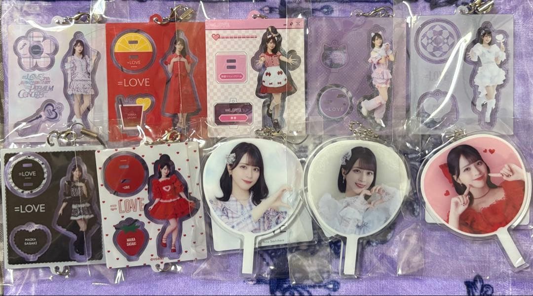 し*る様 【未開封】=LOVE 佐々木舞香 ミニくじ メンバーコンプ賞 10点セ