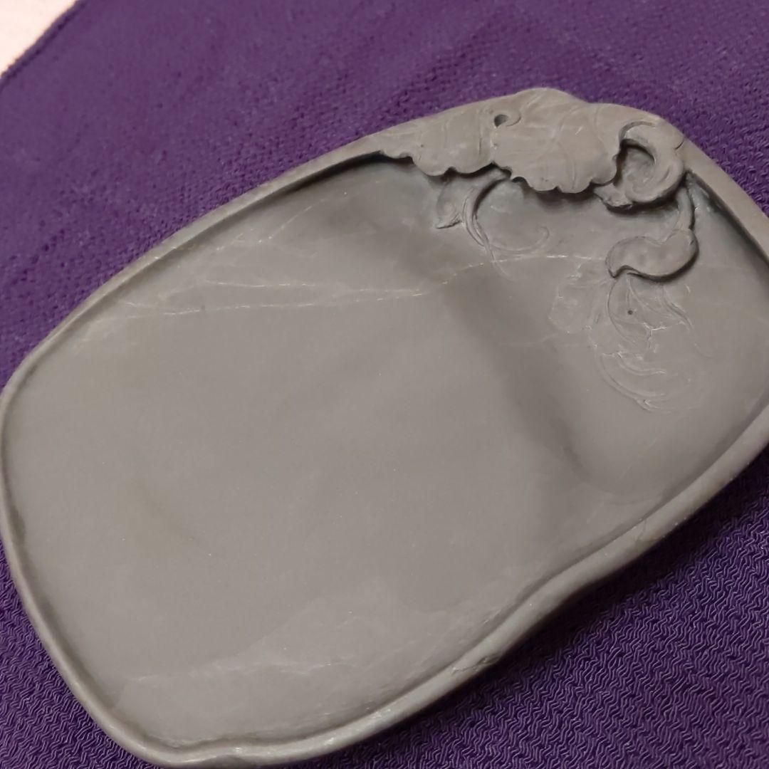 すずり 端渓硯 老坑 中国硯 T176 すずり 端渓硯 古硯 老坑 水