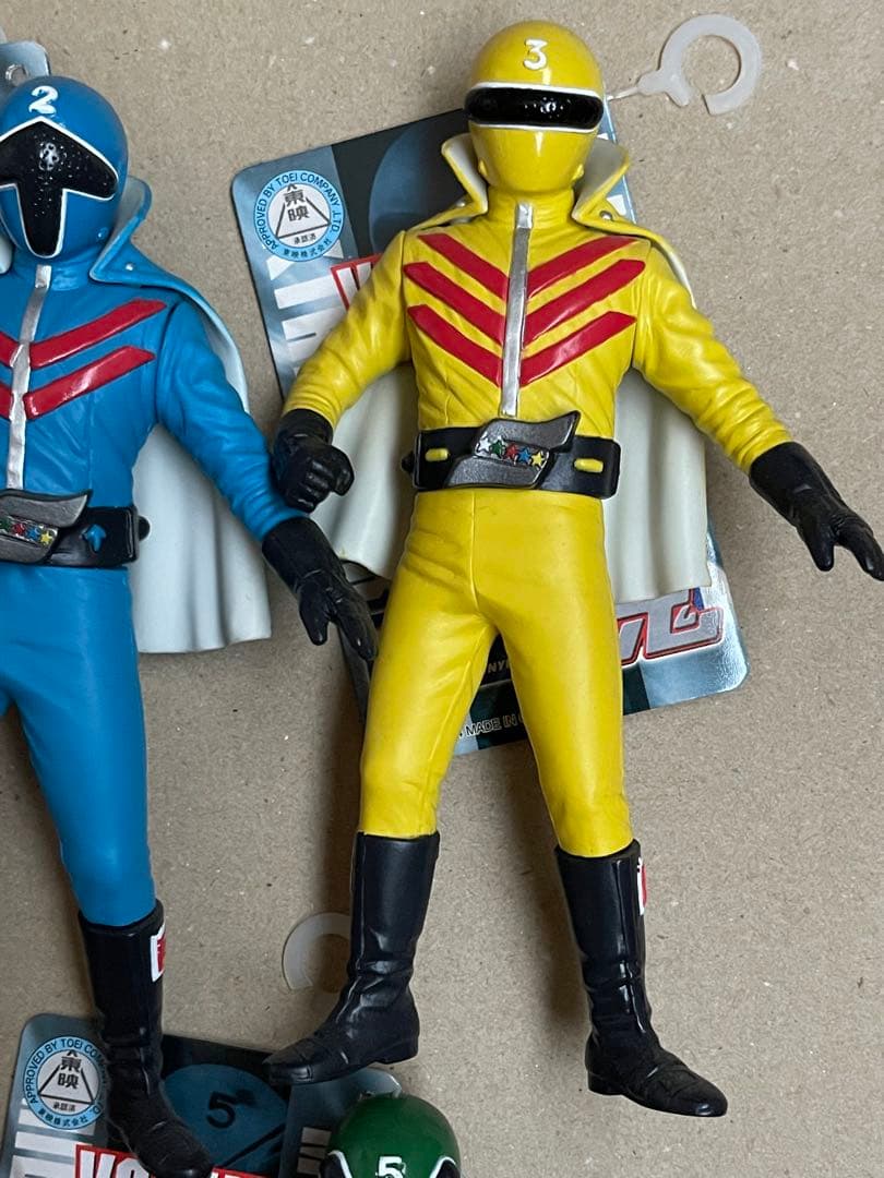 バンダイ　ソフビ魂ゴレンジャー5体セット