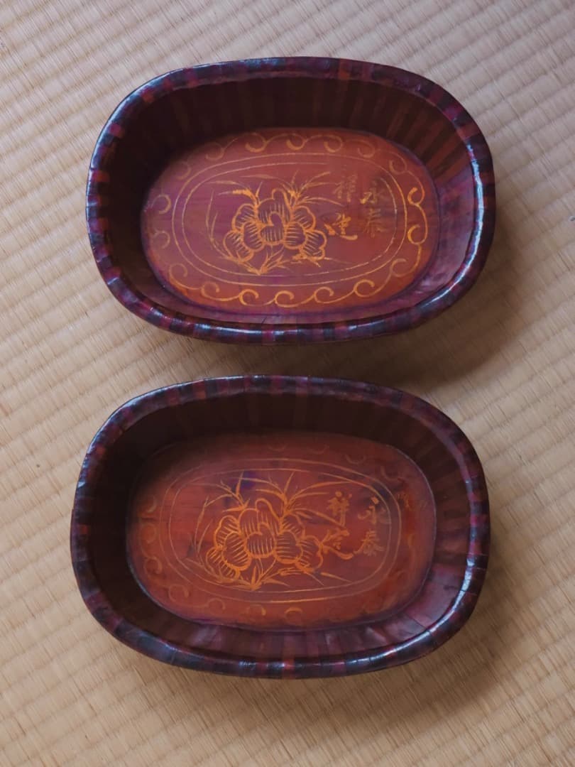 永辰祥造 唐木 寄木煙草盆 漆工芸 箱付 煙道具 茶道具Q2330 - メルカリ