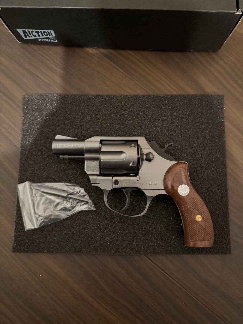 e43 アクション モデルガン .38special 未発火 HW SPG