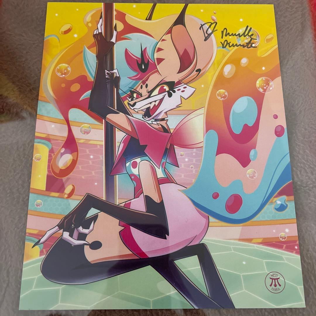 ヘルヴァボス　クイーンビー　サイン入りポスター ヘルヴァボス クイーンビー サイン入りポスター