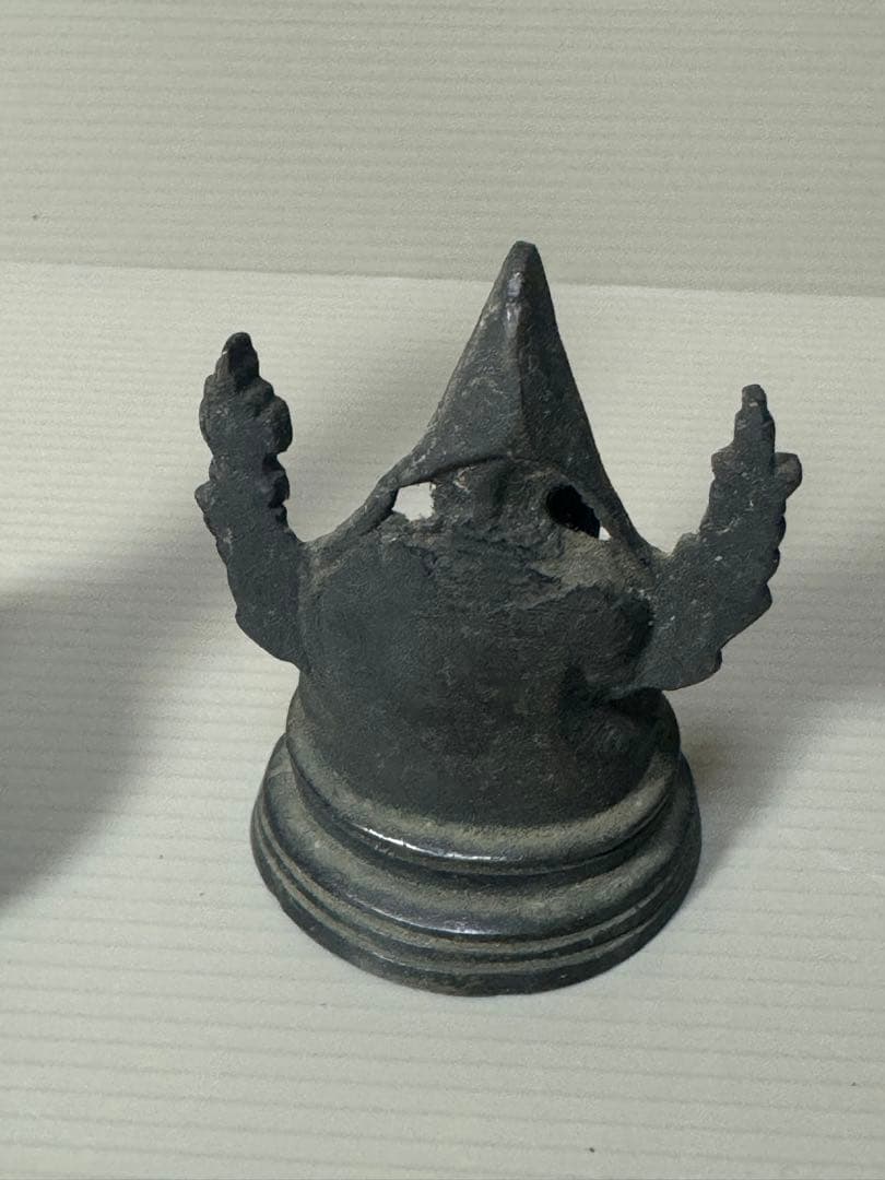 2097 銅製 花瓶1客 仏像1客 象置物1客