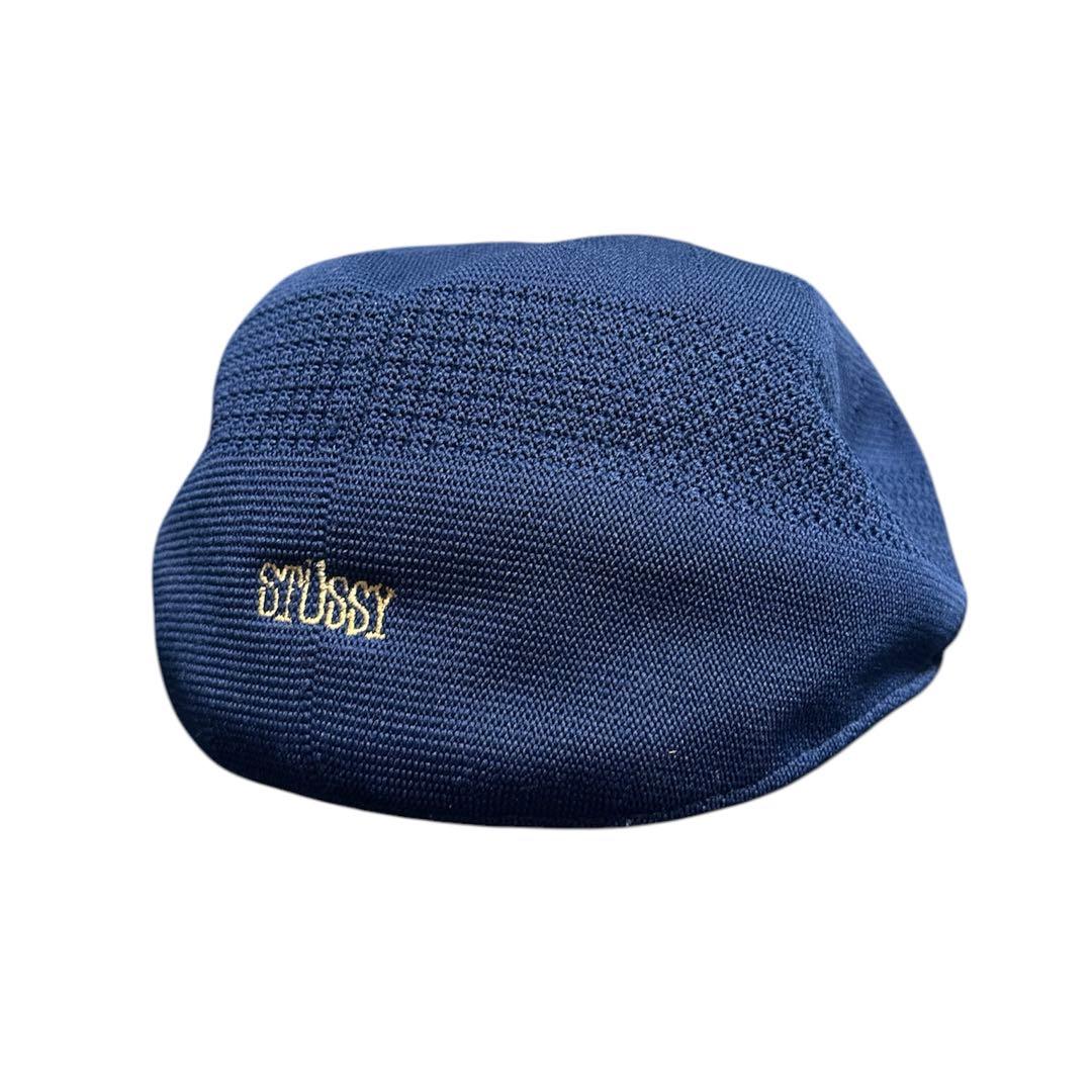 ステューシー キャップ 90～00s OLD STUSSY/S Logo Mesh Cap/紺タグ