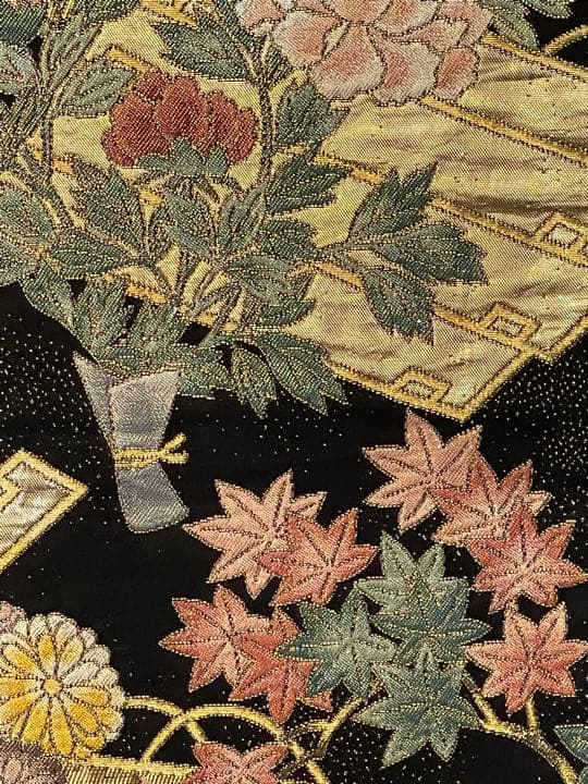 長嶋成織物瀞本金袋帯