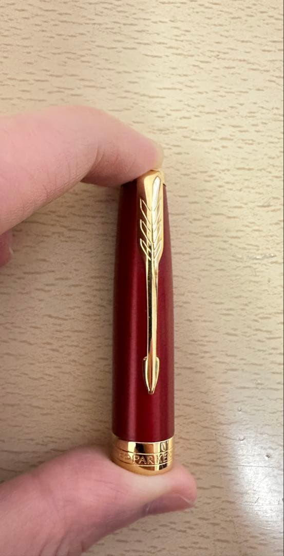 【おまけ付き】パーカー　万年筆　レッド
