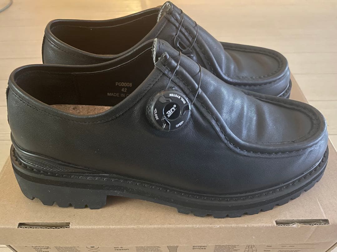 靴 PG Steven Alan KNOCK black leather