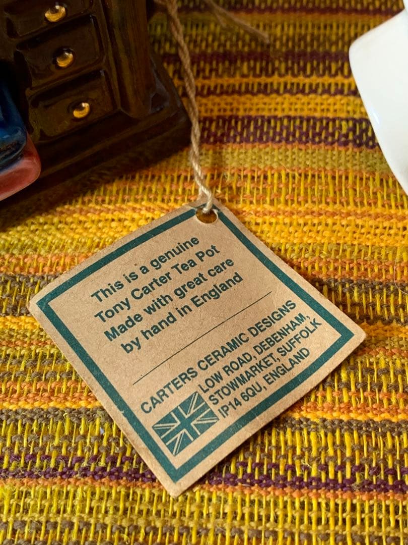 イギリス製 ビンテージのトニーカーターの可愛い服屋さんの手書きの