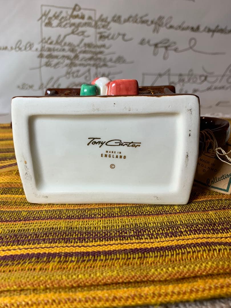 イギリス製 ビンテージのトニーカーターの可愛い服屋さんの手書きの