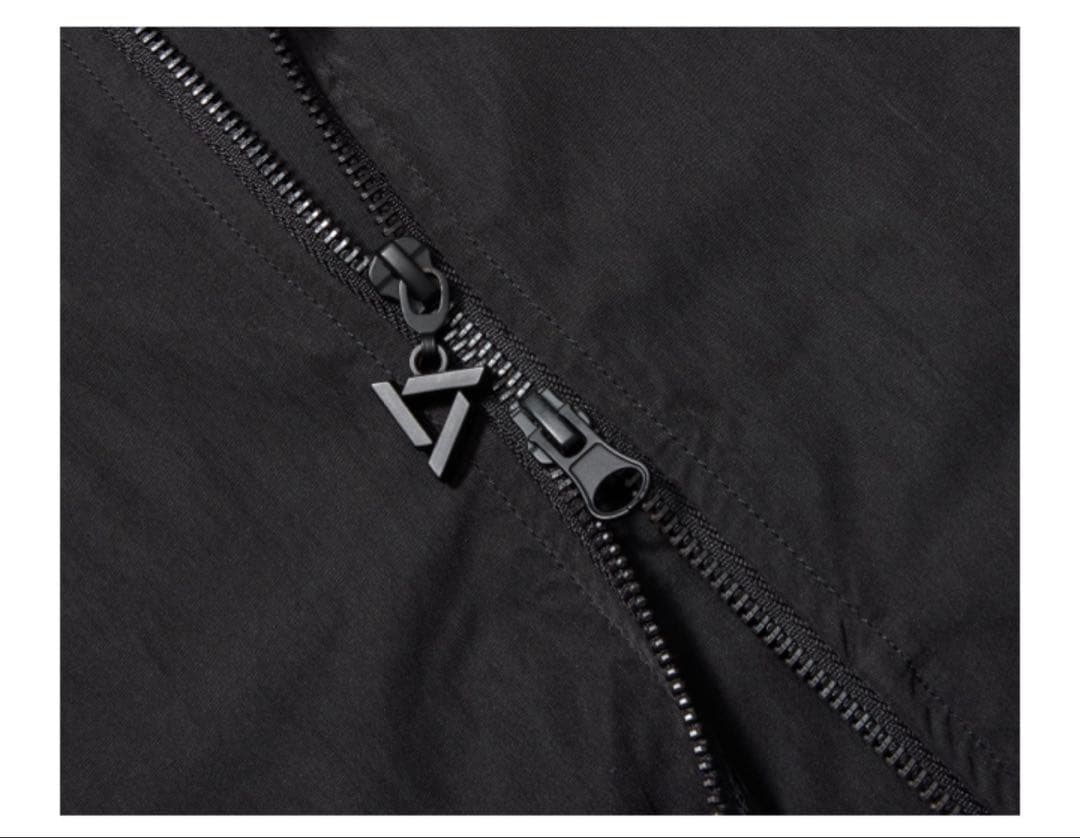 新品未使用】SEVENTEEN NEWブラック ジップアップジャケット M