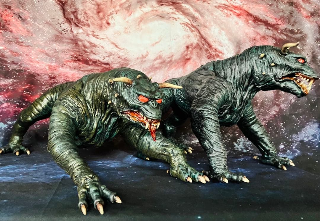 ゴーストバスターズテラードッグ門の神ズール&鍵の神ヴィンツ完成品2種ツクダホビー