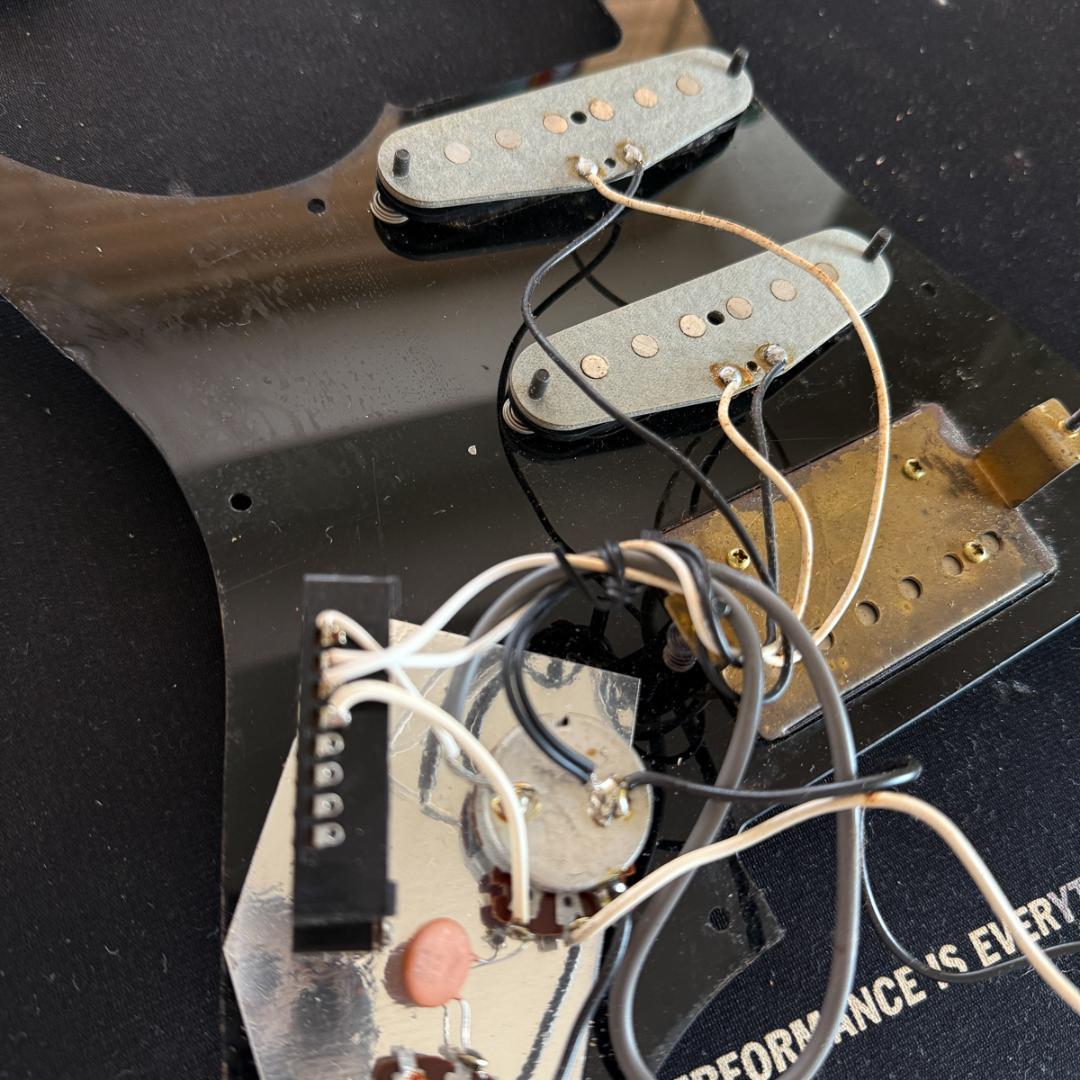 【メンテ済】86年製 FERNANDES FR-55 Black アルダーボディ