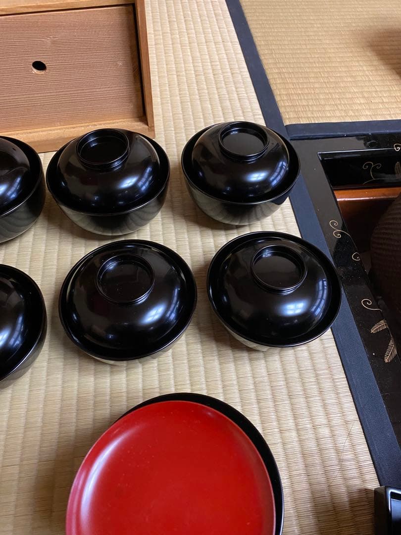 輪島塗り 谷川真斎 真塗り懐石道具 茶道具 - メルカリ