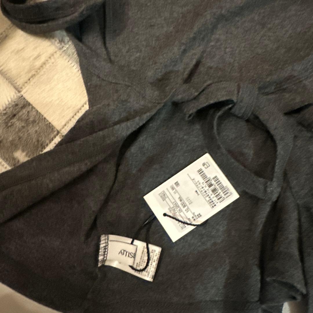 新品 ATTISESSION インナーパット バックタイ ホルターネックトップス